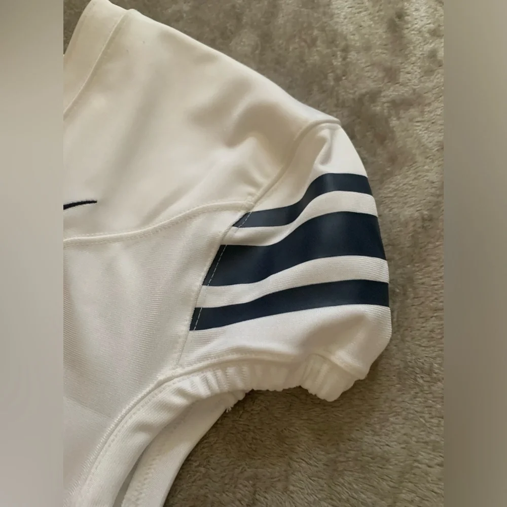 Nike Football Jersey Adult White And Blue Stripes Men’s Size L